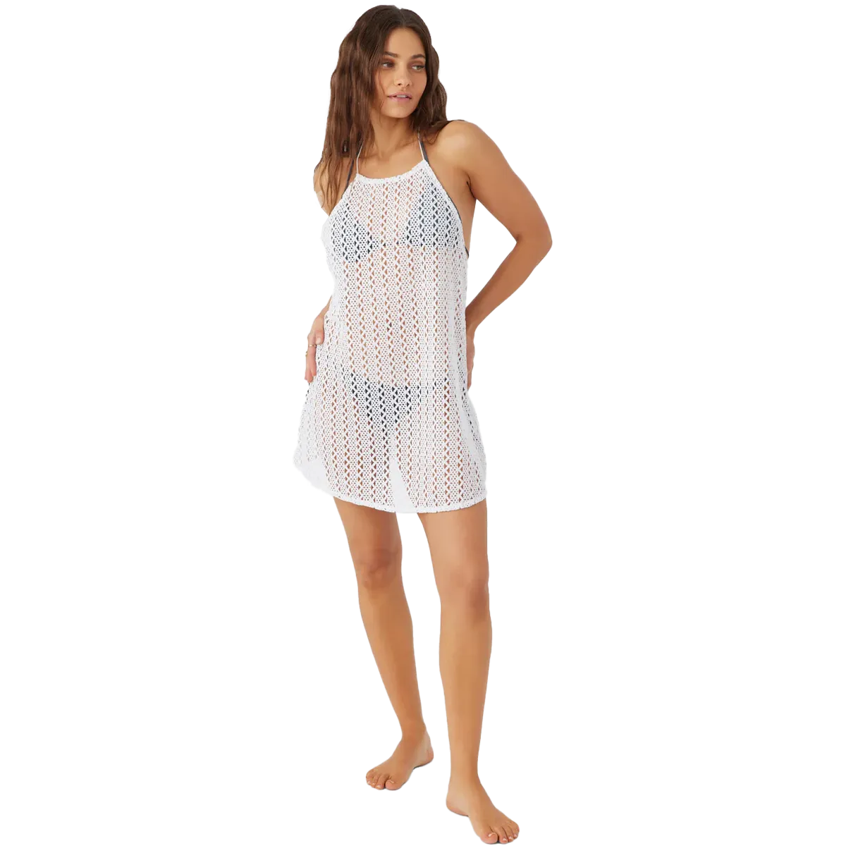 Ice Fit Women's Mona Mini Crochet Lace Cover-Up