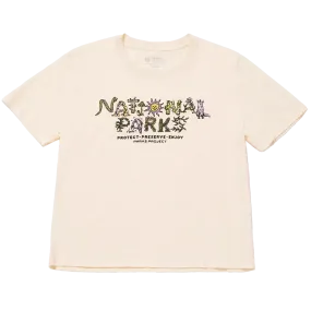 Women's National Parks 90s Doodle Tee Cyber Glow