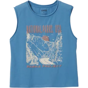 Women's National Parks Puff Print Tank Breathable knit
