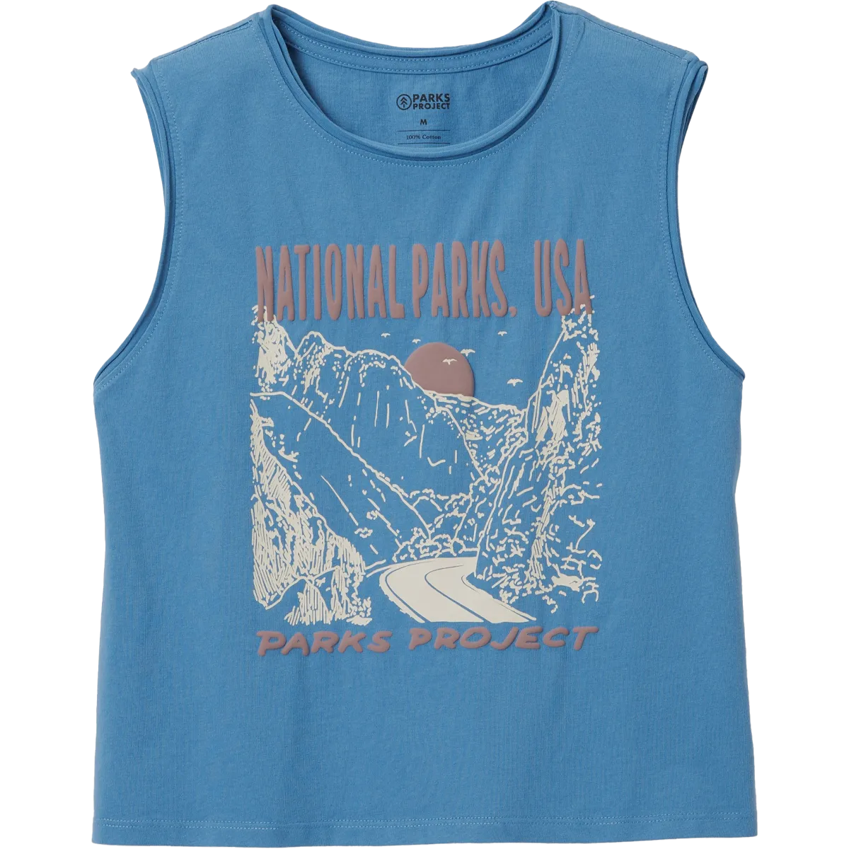 Women's National Parks Puff Print Tank Breathable knit