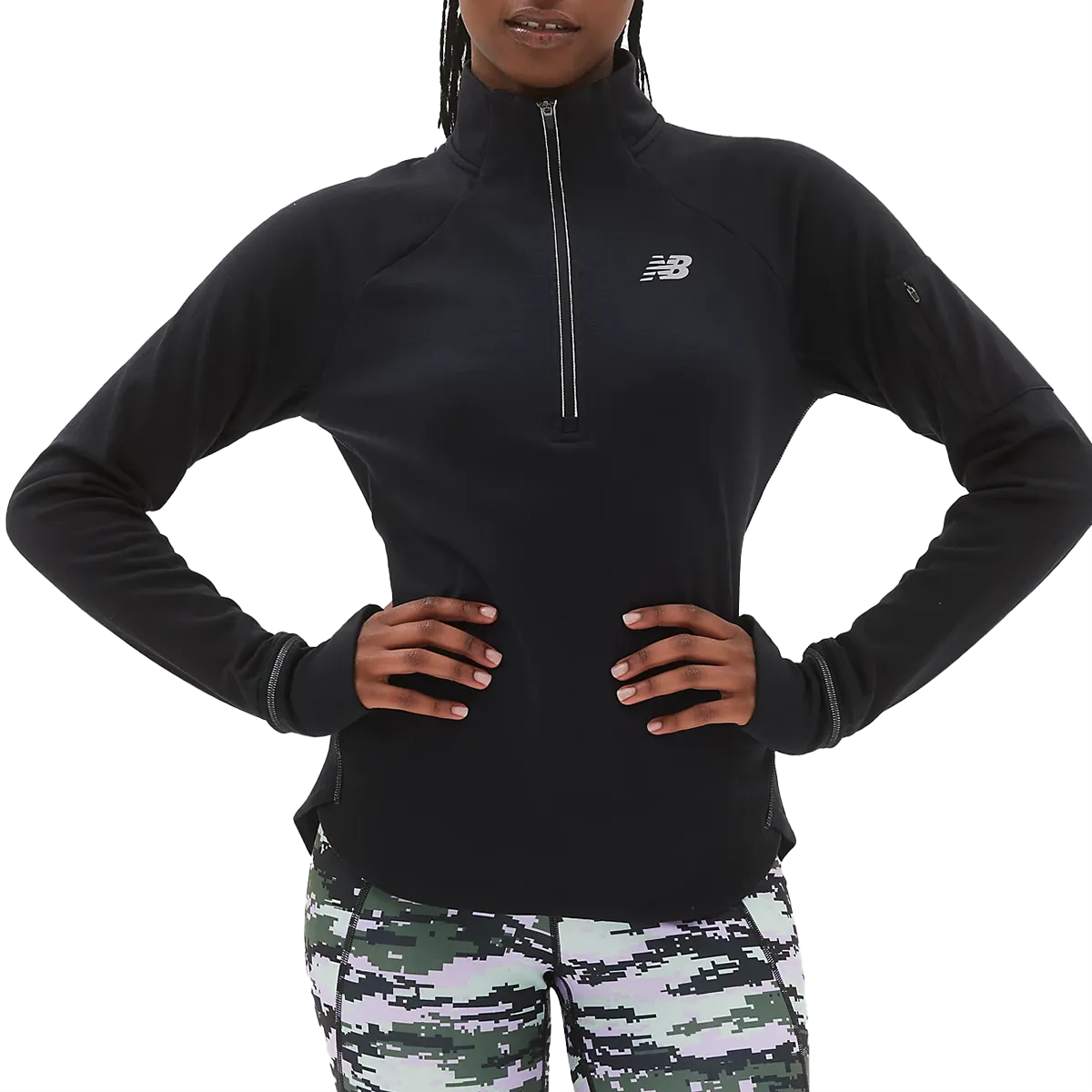 Quick Wear AdjustableWaist Women's NB Heat Grid 1/2 Zip