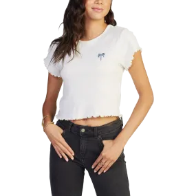Sunset Scene LowProfile Fasteners Women's Palm Short Sleeve Tee