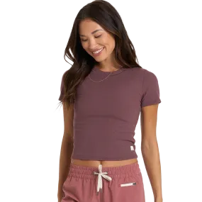 Women's  Pose Fitted Tee FlexibleCollar