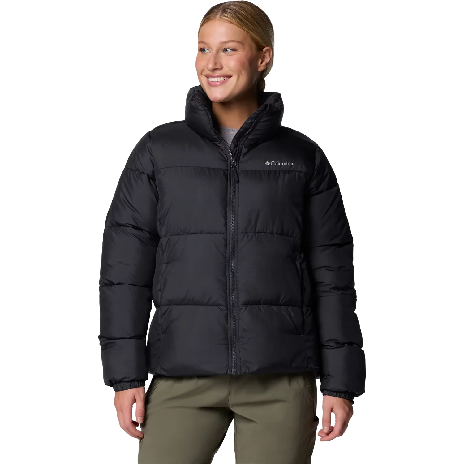 Flexible Waistline Trend Vibe Women's Puffect II Full Zip Jacket