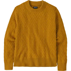 AntiClingFabric MoistureManagement Technology Women's Recycled Wool Crewneck Sweater