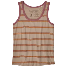 Women's Ridge Rise Stripe Repeat Organic Tank Top PreShrunkFabric Tough Core