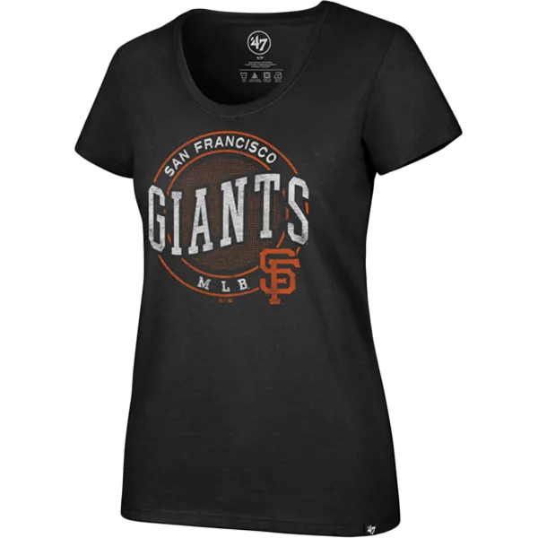 Women's SF Giants Club Scoop Neck Tee Travel Core