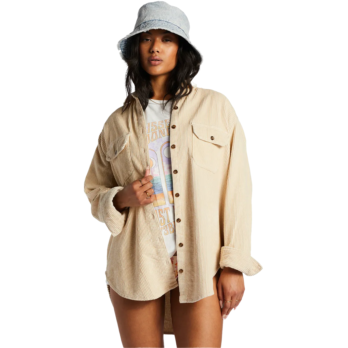 Women's So Stoked Long Sleeve Top HypoallergenicMaterial NoRubEdging
