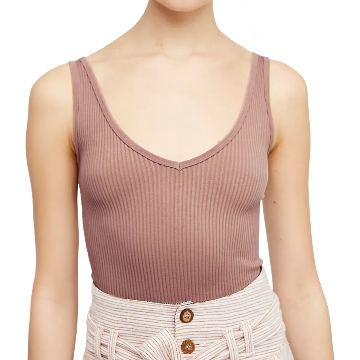 Women's Solid Rib Brami Polish Core Young Edge