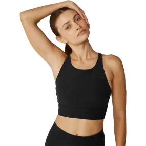 Women's Spacedye Enlighten Long Line Bra Airflow Mesh Panels