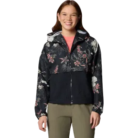 yoga mode Women's Spire Valley Printed Windbreaker