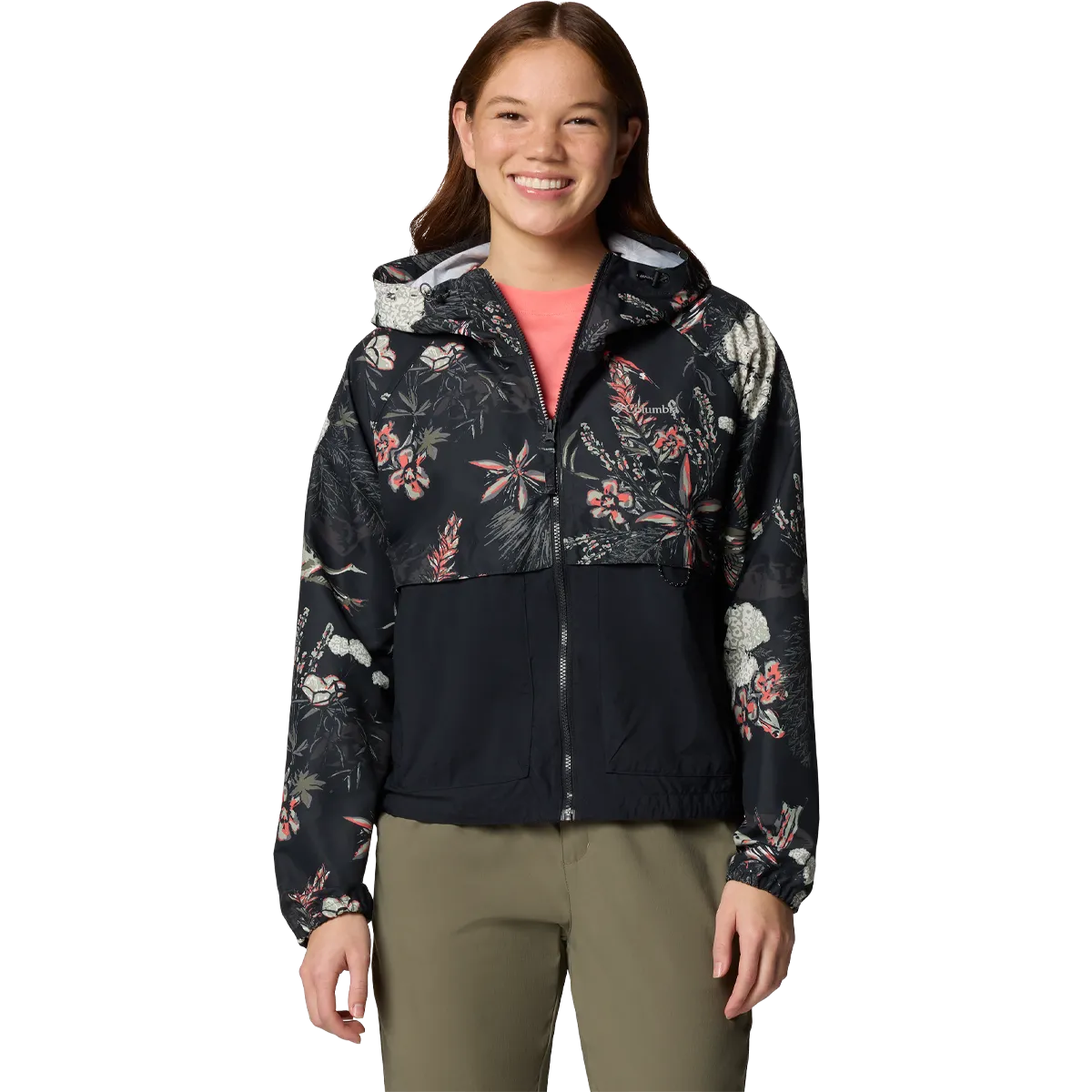 FlexibleNeckline China Cool Women's Spire Valley Printed Windbreaker