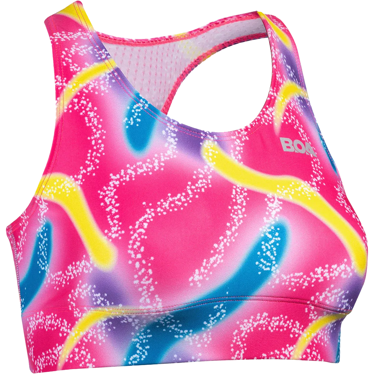 Tropical Glow LightweightMaterial Women's Sports Bra