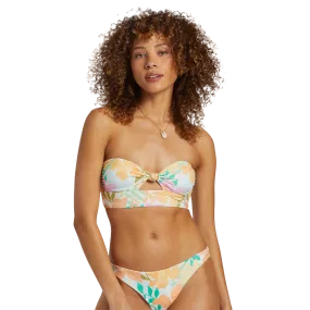 Women's Sweet Aloha Knotted Bandeau Top Summer Glow