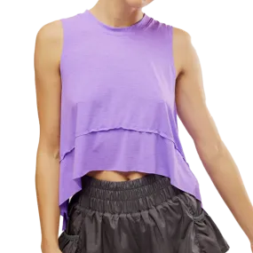 Women's Tempo Tank NonSlipTrim DoubleLayeredHem