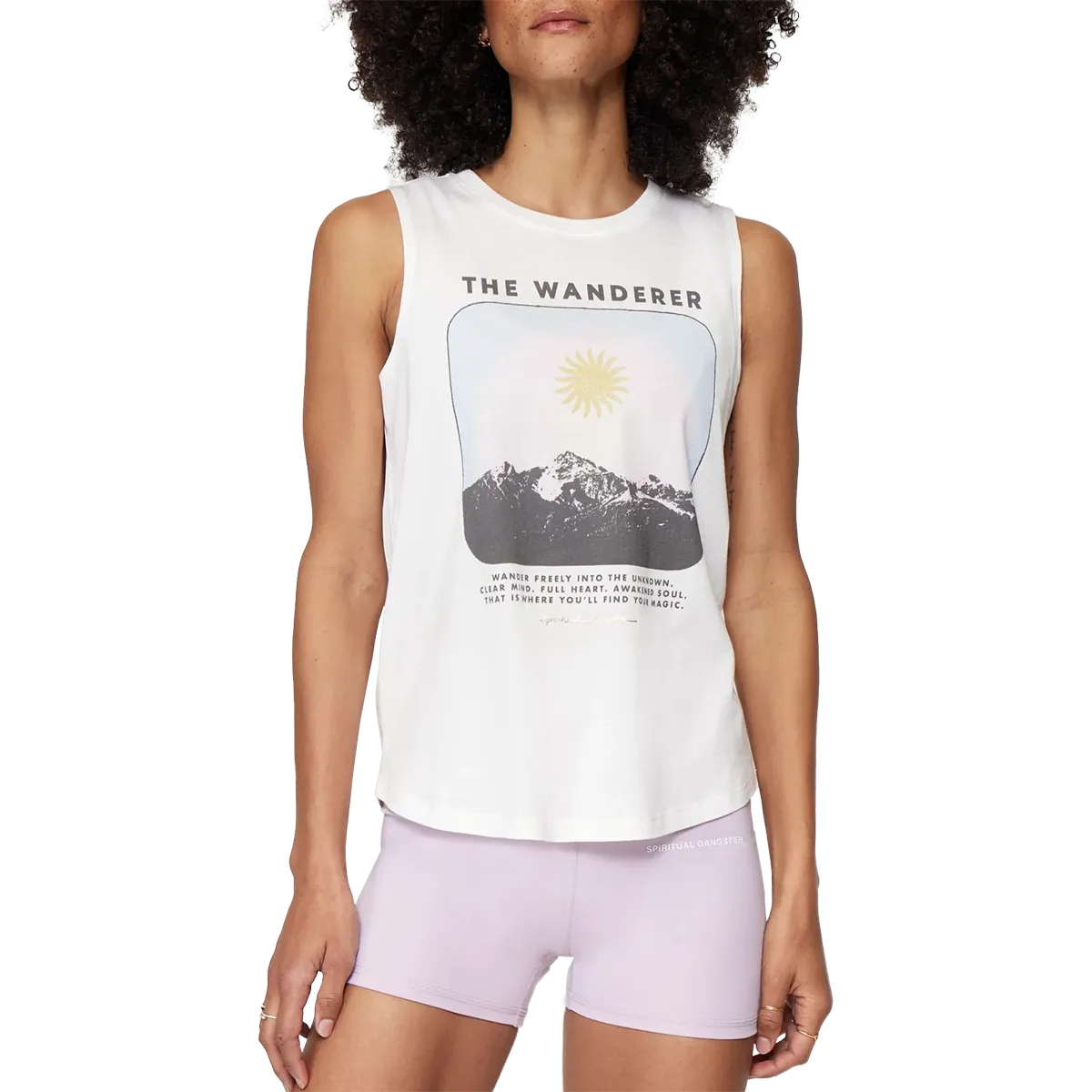 AdjustableWaistband EcoFriendlyDyeProcess Women's The Wanderer Muscle Tank