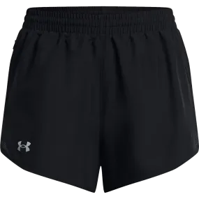 Women's UA Fly By 3" Shorts Mind Ease StainlessZippers