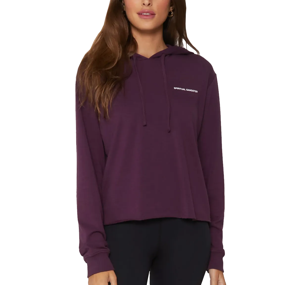 Women's Vintage Terry Crop Hoodie Relax Vibe