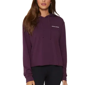 AntiStaticMaterial Women's Vintage Terry Crop Hoodie