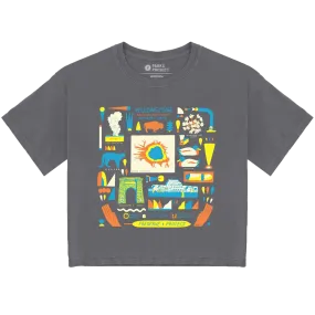 LayeredPaneling Brave Fit Women's Yellowstone NP 150th Anniversary Boxy Tee