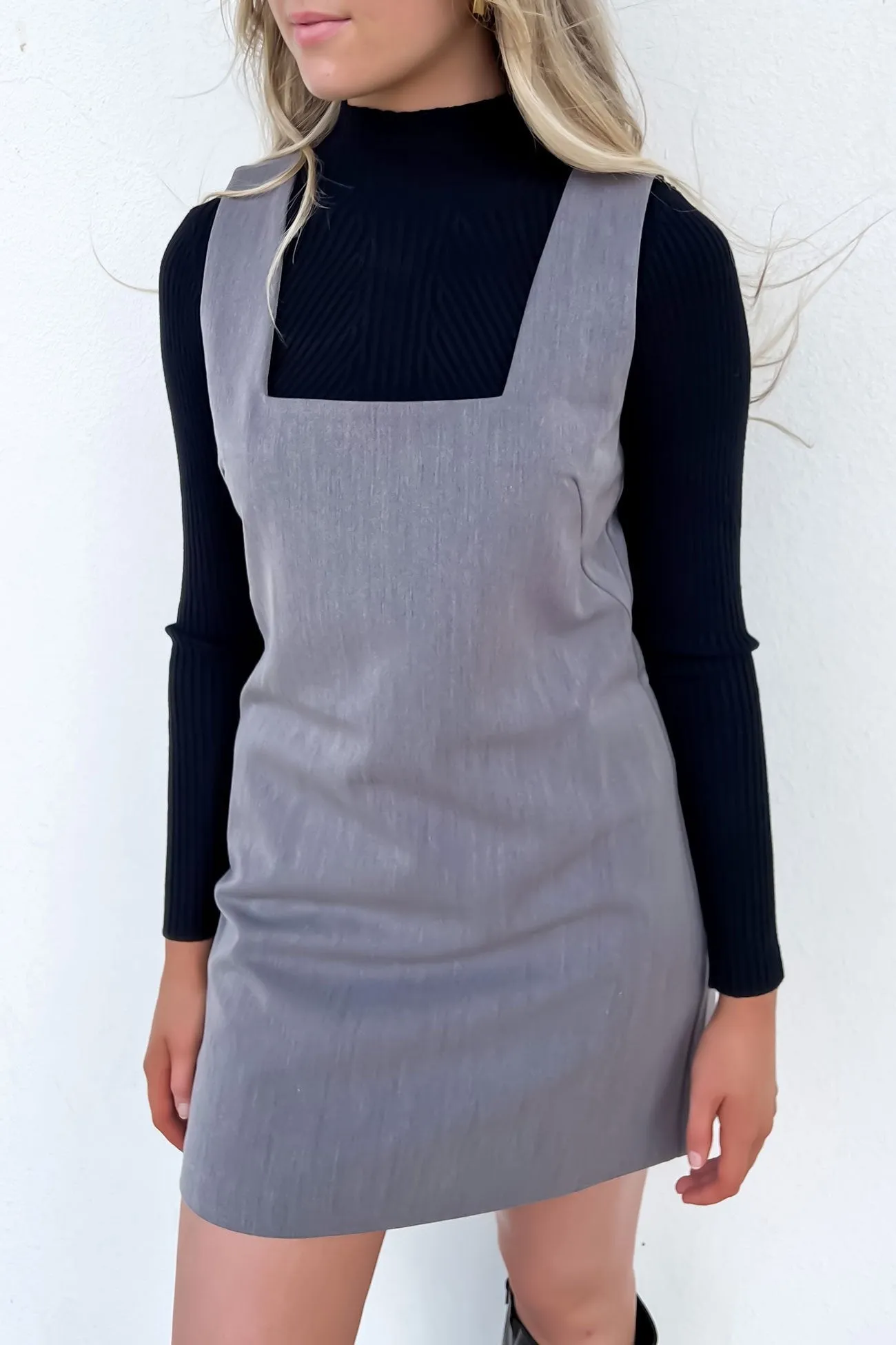 Lottie Mini Dress Charcoal Outdoor Ready Classic Move