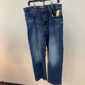 Flash Look AntiStatic Cloth Jeans Cropped By Current/elliott In Blue Denim, Size: 10