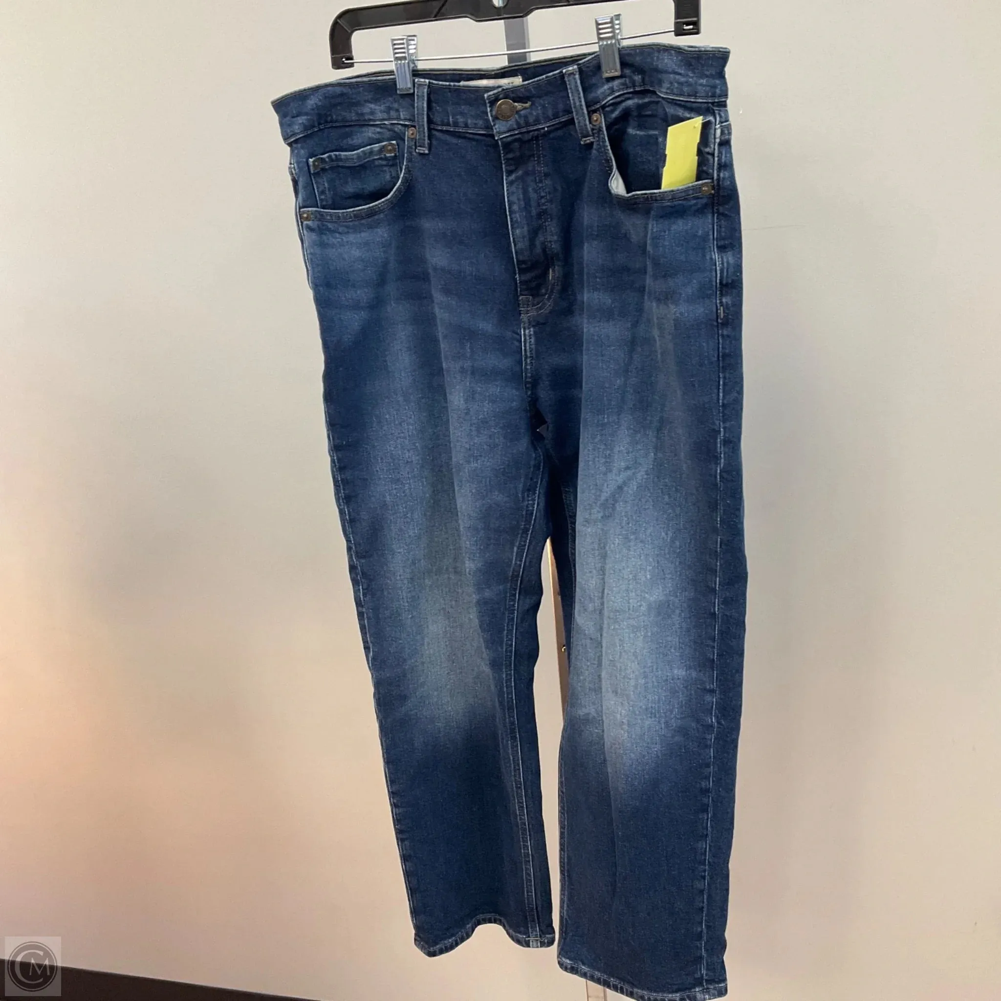Flash Look AntiStatic Cloth Jeans Cropped By Current/elliott In Blue Denim, Size: 10