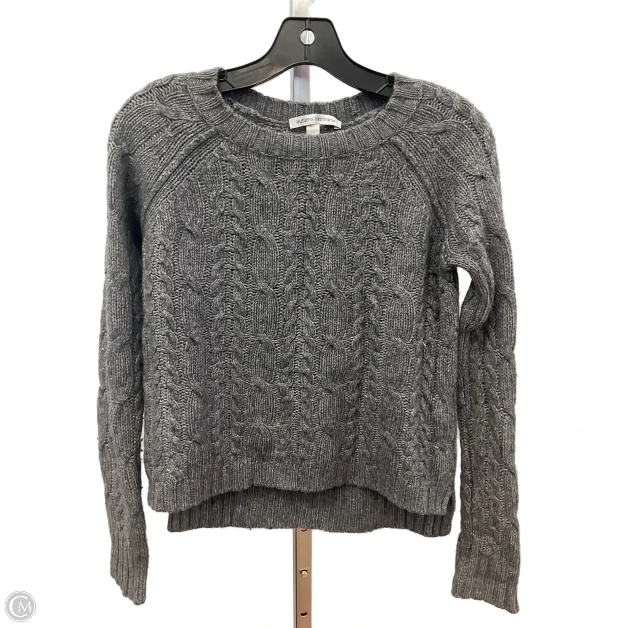 Anti Pill Surface Sweater By Autumn Cashmere In Grey, Size: Xs