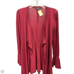 Sweater Cardigan By White House Black Market In Red, Size: Xs Wool Sweater
