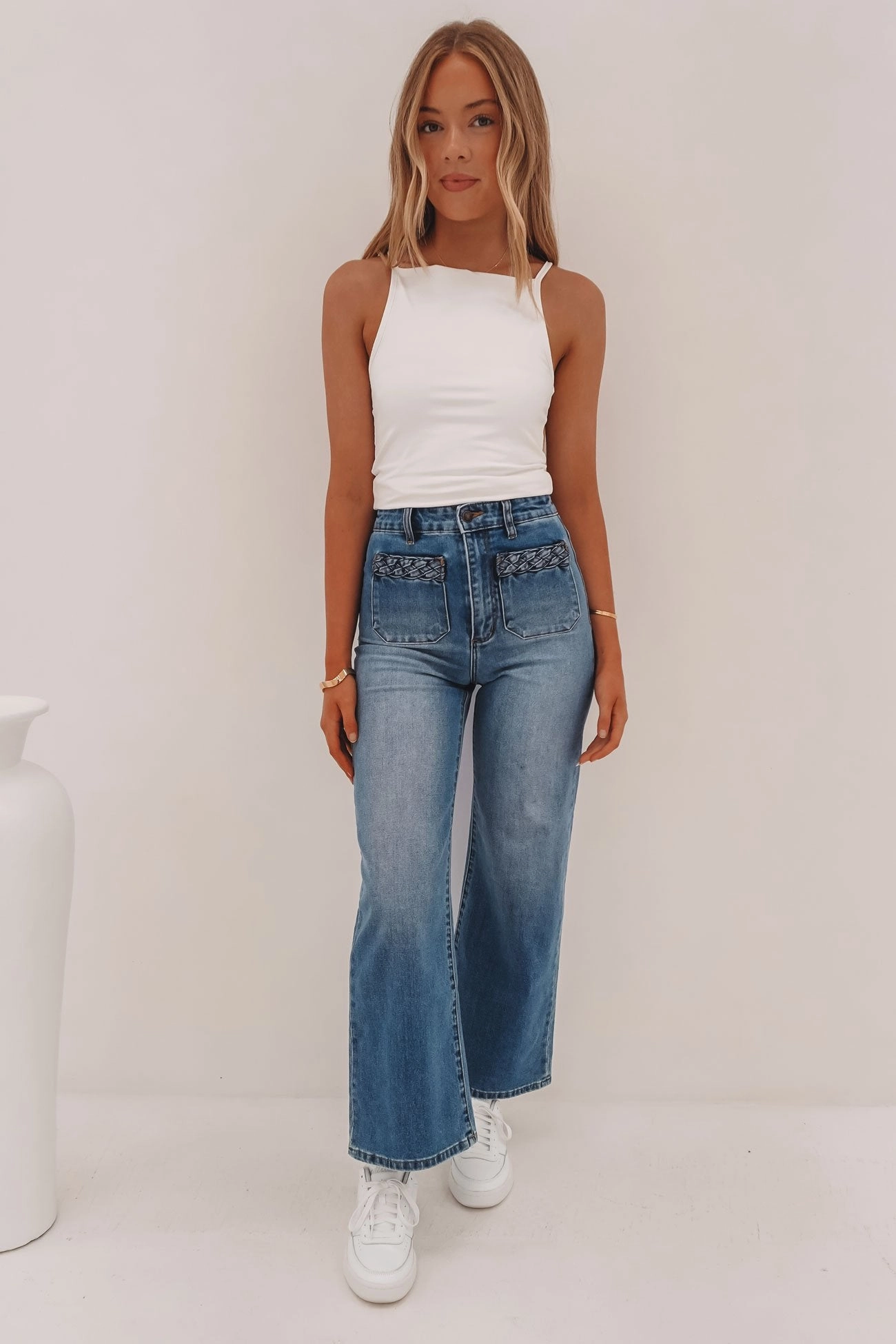 Sailor Jean Canyon Blue Creative Look Elegant Road Trip Simple Fashion