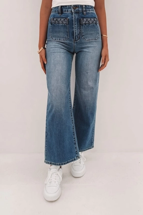 Sailor Jean Canyon Blue fade resistant color