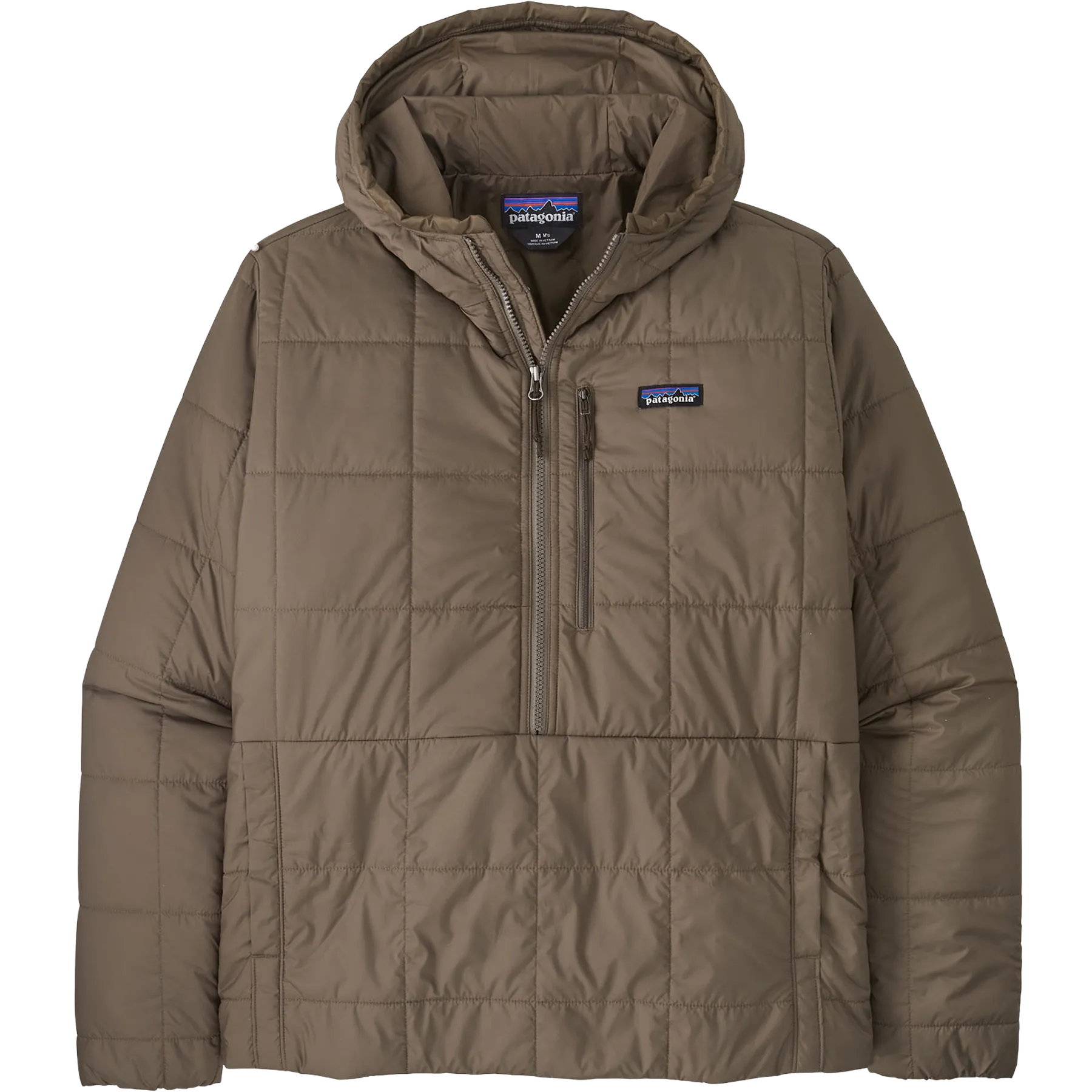 Men's Light Gust Hooded Pullover Ventilation Panels MoistureControl Lining