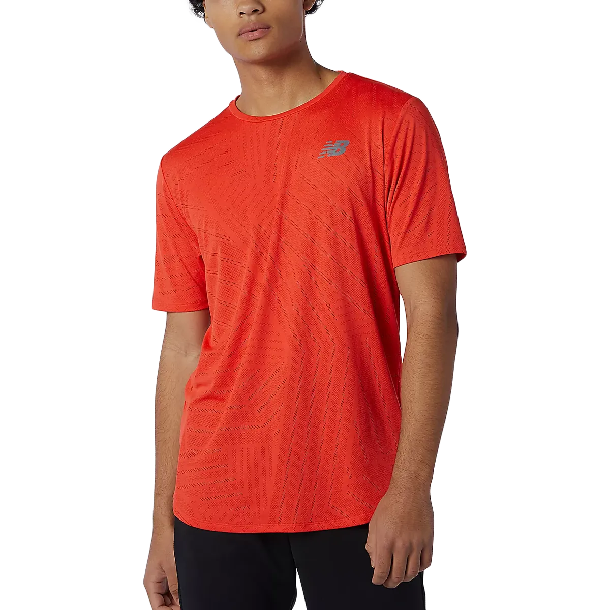 CoolingChannelFabric Smart Glow Men's Q Speed Fuel Short Sleeve