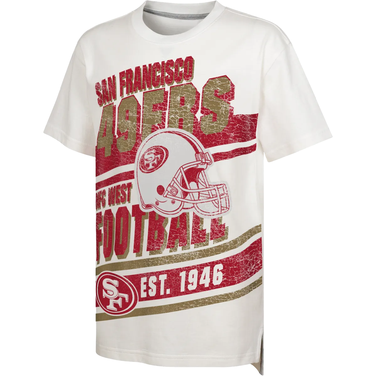 Youth 49ers Let's Get Loud Short Sleeve DurableWeave