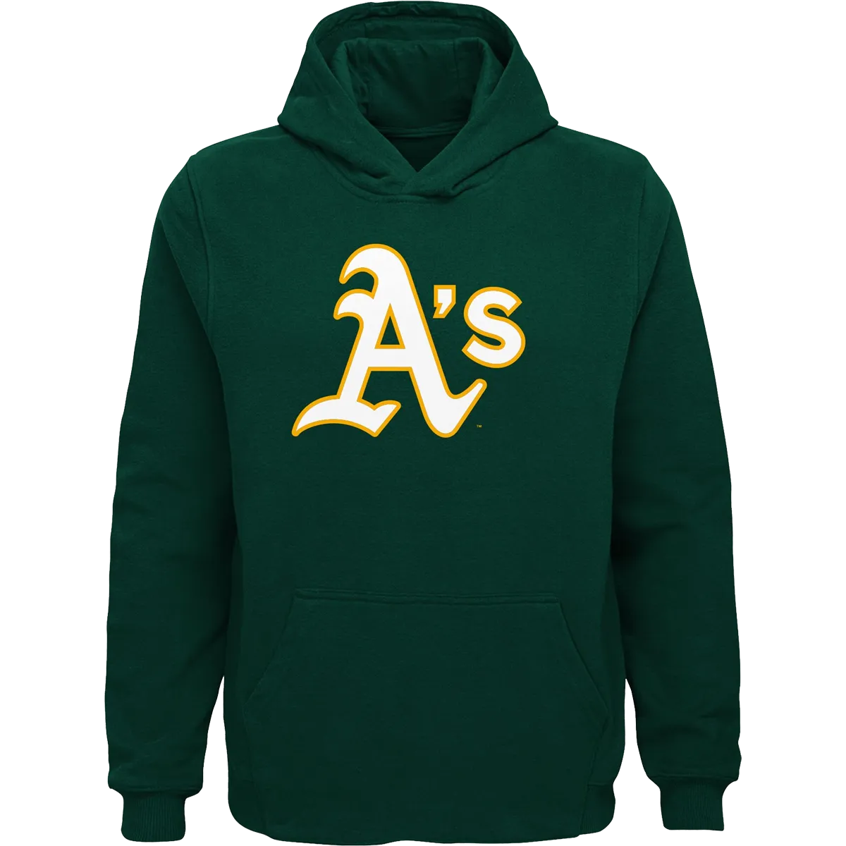 Youth A's Logo Hoodie HighDensity Weave AntiPilling Fabric