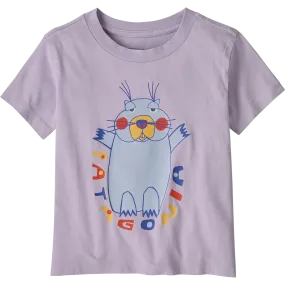 Youth Baby Graphic T-Shirt Smooth Edge Binding Calm Ease