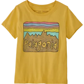 FlexibleMaterial StretchableMaterial Youth Baby Regenerative Organic Cotton Fitz Roy Skies T-Shirt