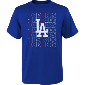 Serene Ease Youth Dodgers Letterman Tee