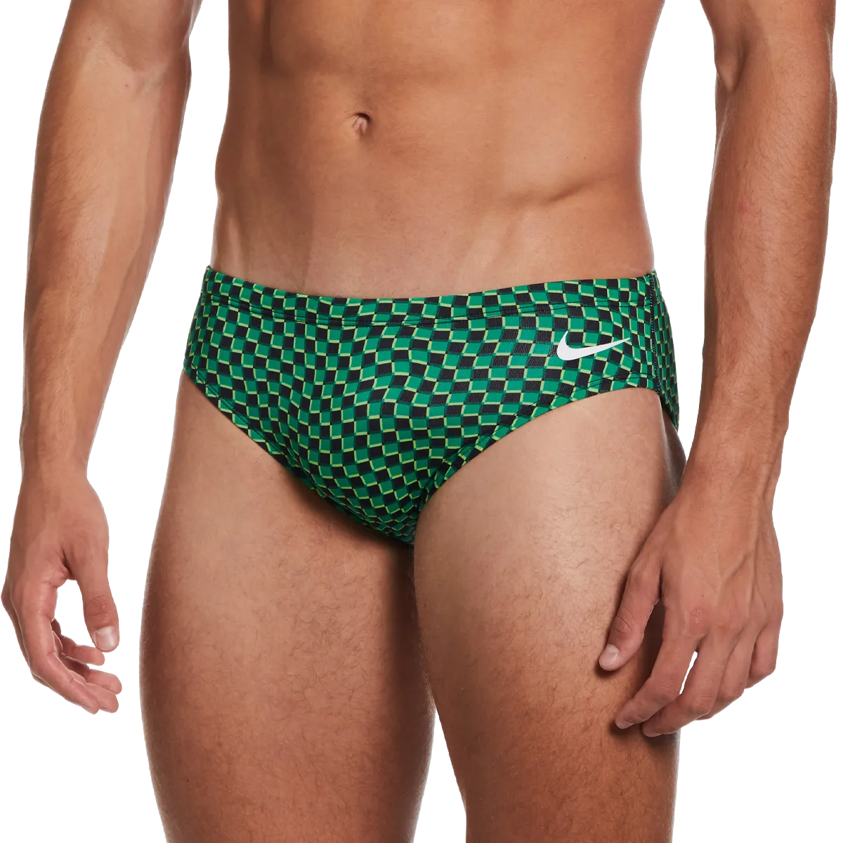 Youth Drippy Check Brief Foldable Hem Tech Edge