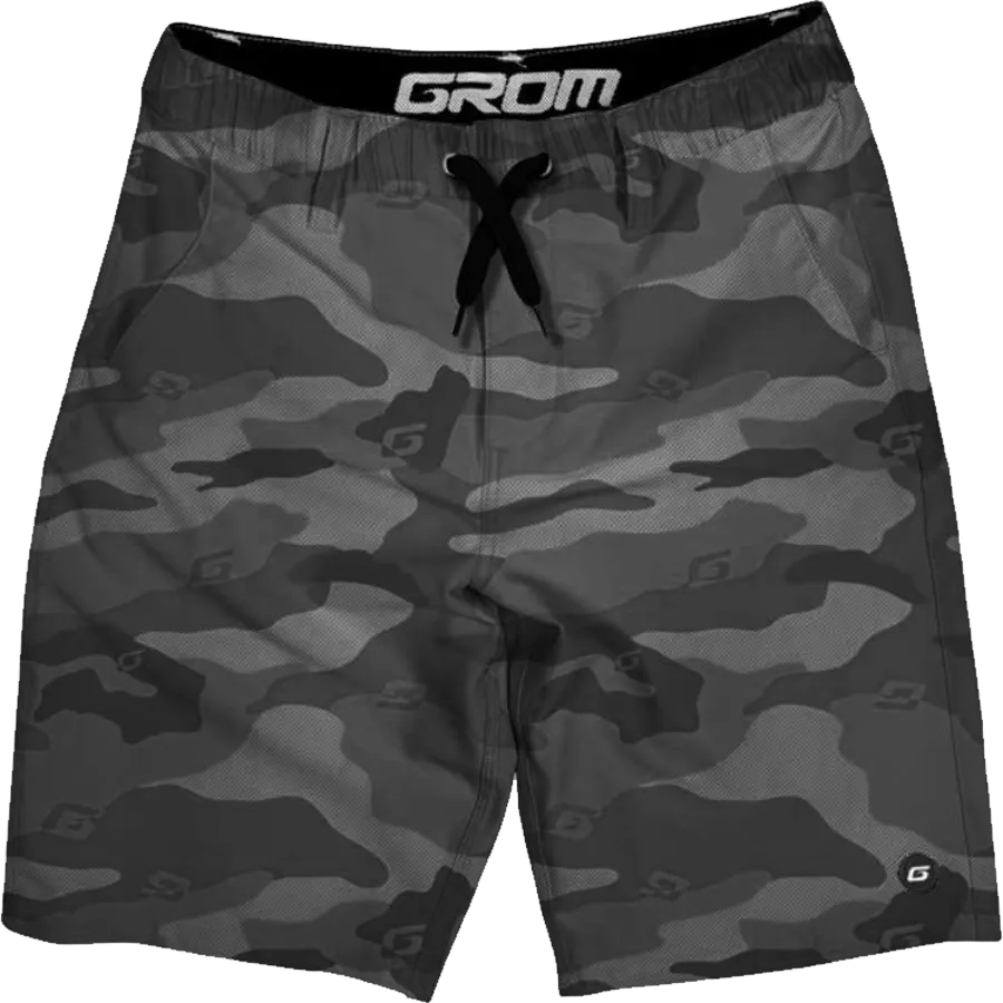 QuickReleaseFastenings LowMaintenanceMaterial Youth Elevation Hybrid Boardshort