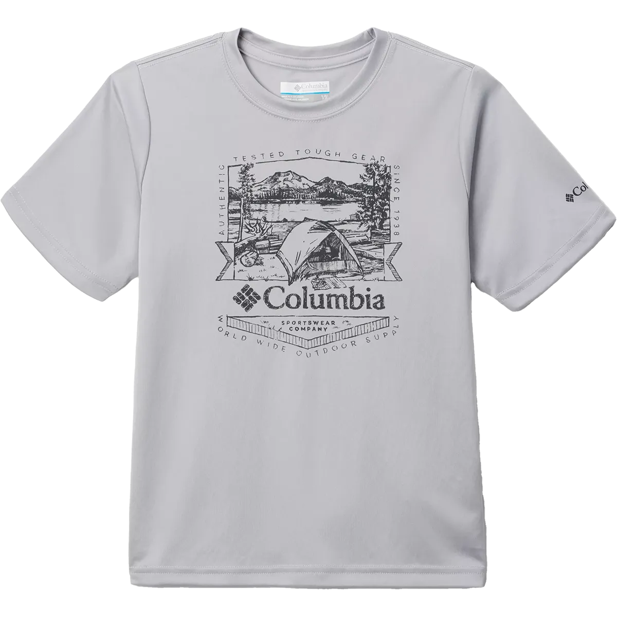 Youth Fork Stream Graphic Tee FlexibleWaistband DurableBlend