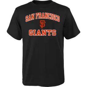 Youth Giants Heart and Soul Short Sleeve Tee fresh start LightweightWeave