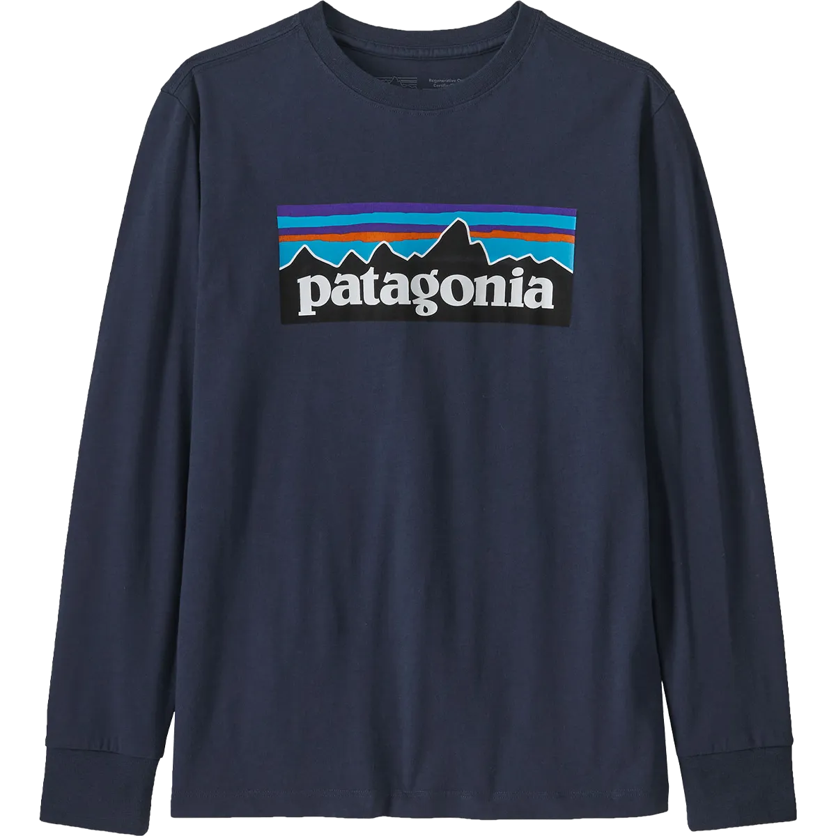 Digital Glow NonSlip Grips Youth Long Sleeved Regenerative Organic Certified Cotton P-6 T-Shirt