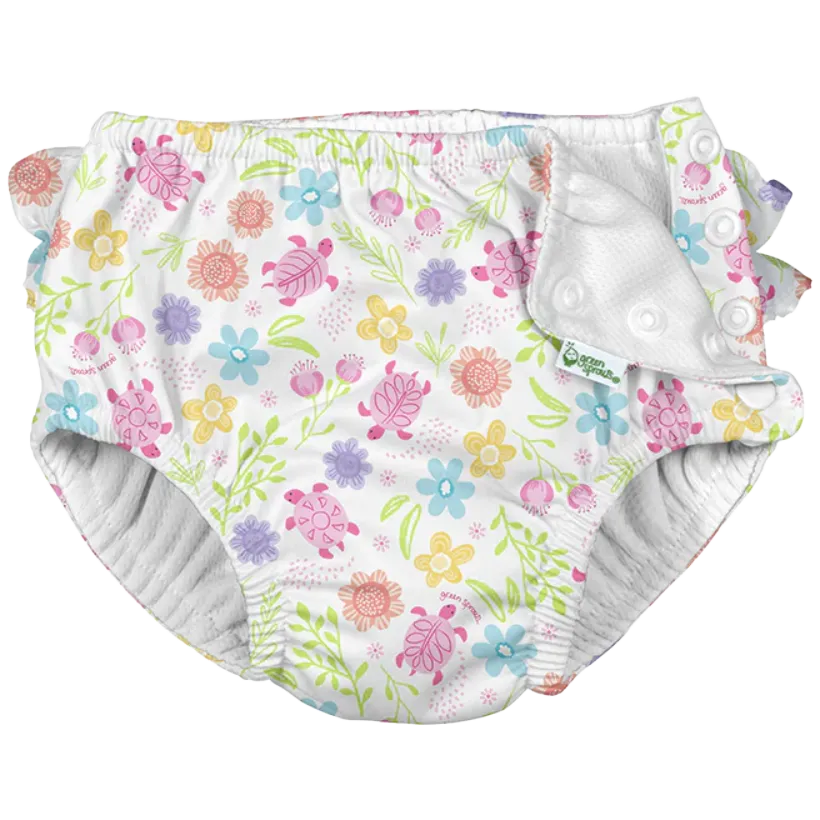Youth Ruffle Snap Swim Diaper WrinkleResistantClothing Family Style