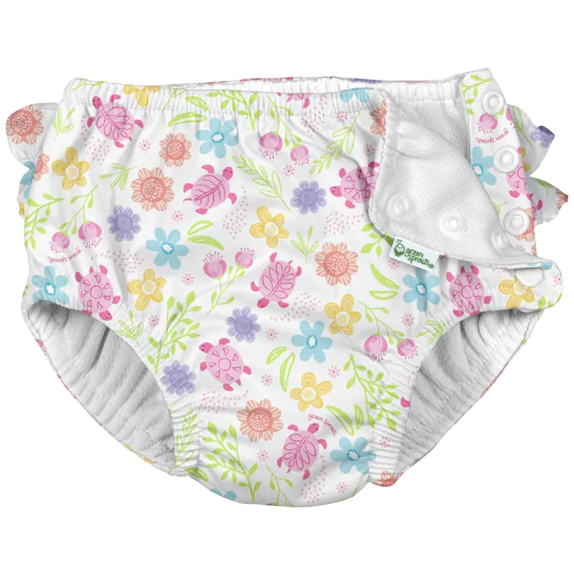 StaticFree Lining Youth Ruffle Snap Swim Diaper