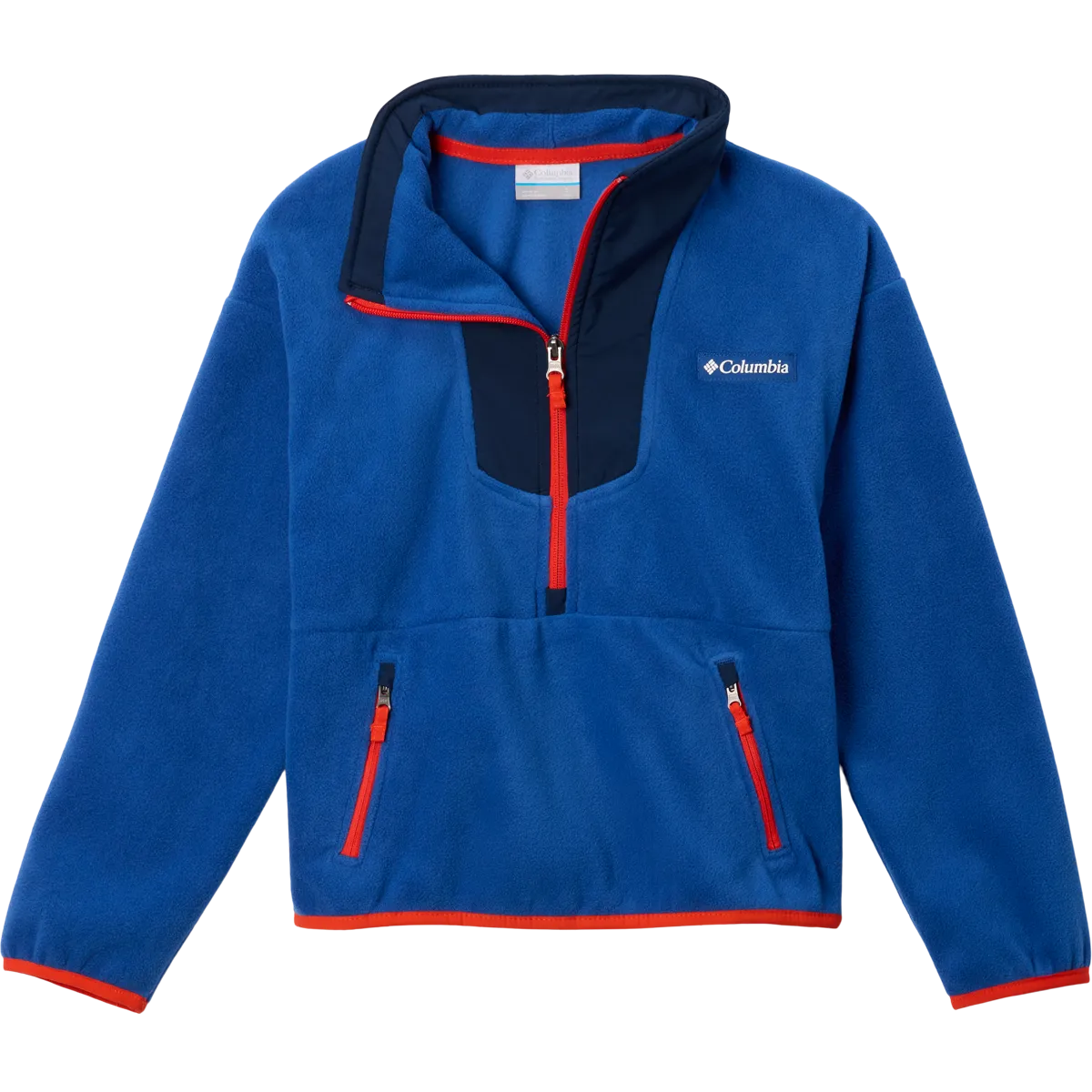 Youth Sequoia Grove 1/2 Zip Fleece Pure Linen Blend ReinforcedHems
