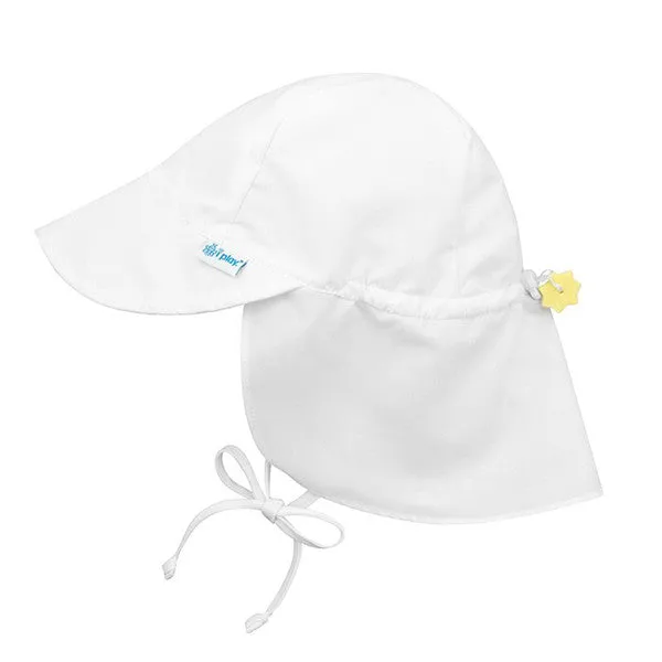 Outdoor Swim Flat Lock Stitching Youth Solid Flap Hat