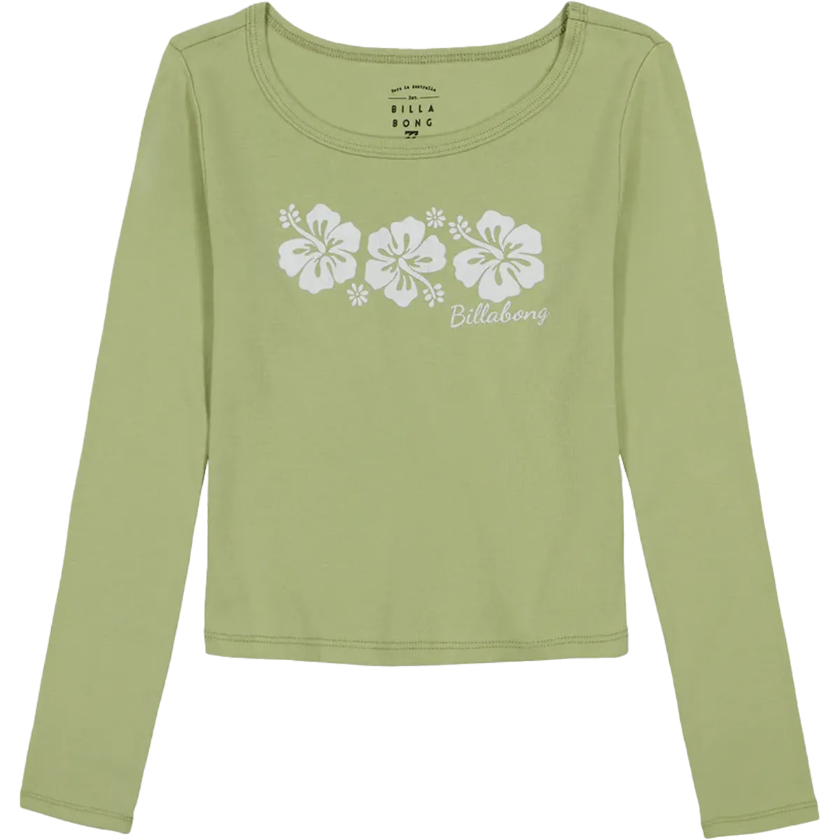 Travel Core Youth Tri Hibiscus Long Sleeve Tee